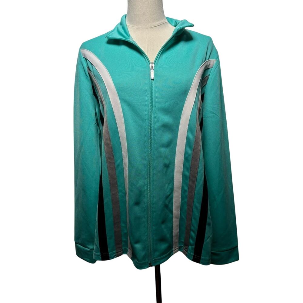 Masseys Retro Style Athletic Zip Up Jacket Size L